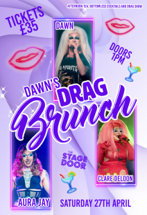 Dawn's Bottomless Drag Brunch - April 1pm